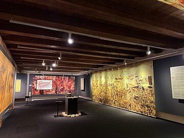 WallArt Blick in die Ausstellung: Teil Steinzeit
